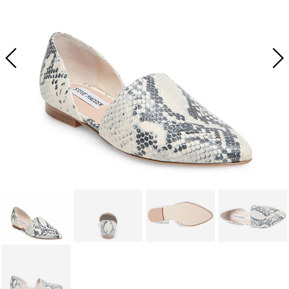 Steve Madden Snake Print flats